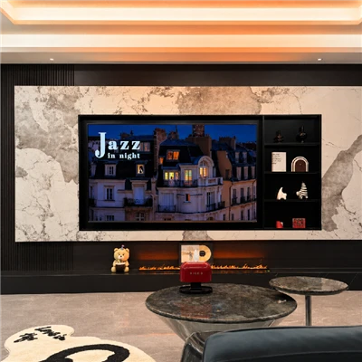 Şömine Üstü Tv Nişinin Kapatılması